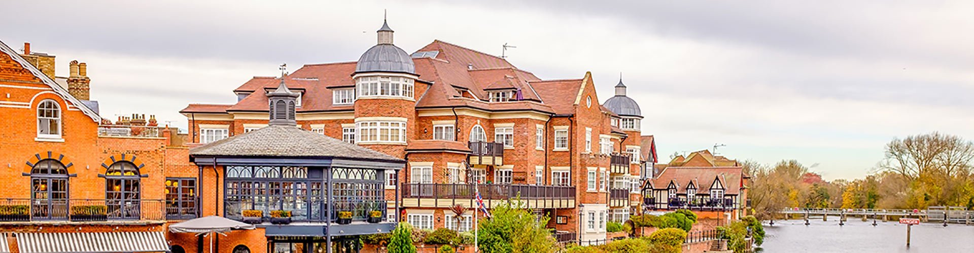 View across the River Thames from Windsor to Eton.