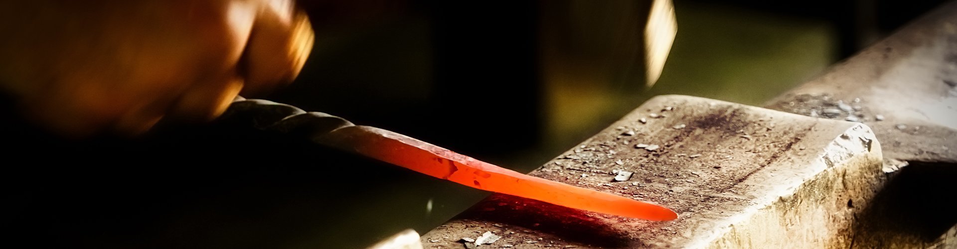 A Wisconsin blacksmith practicing his craft.